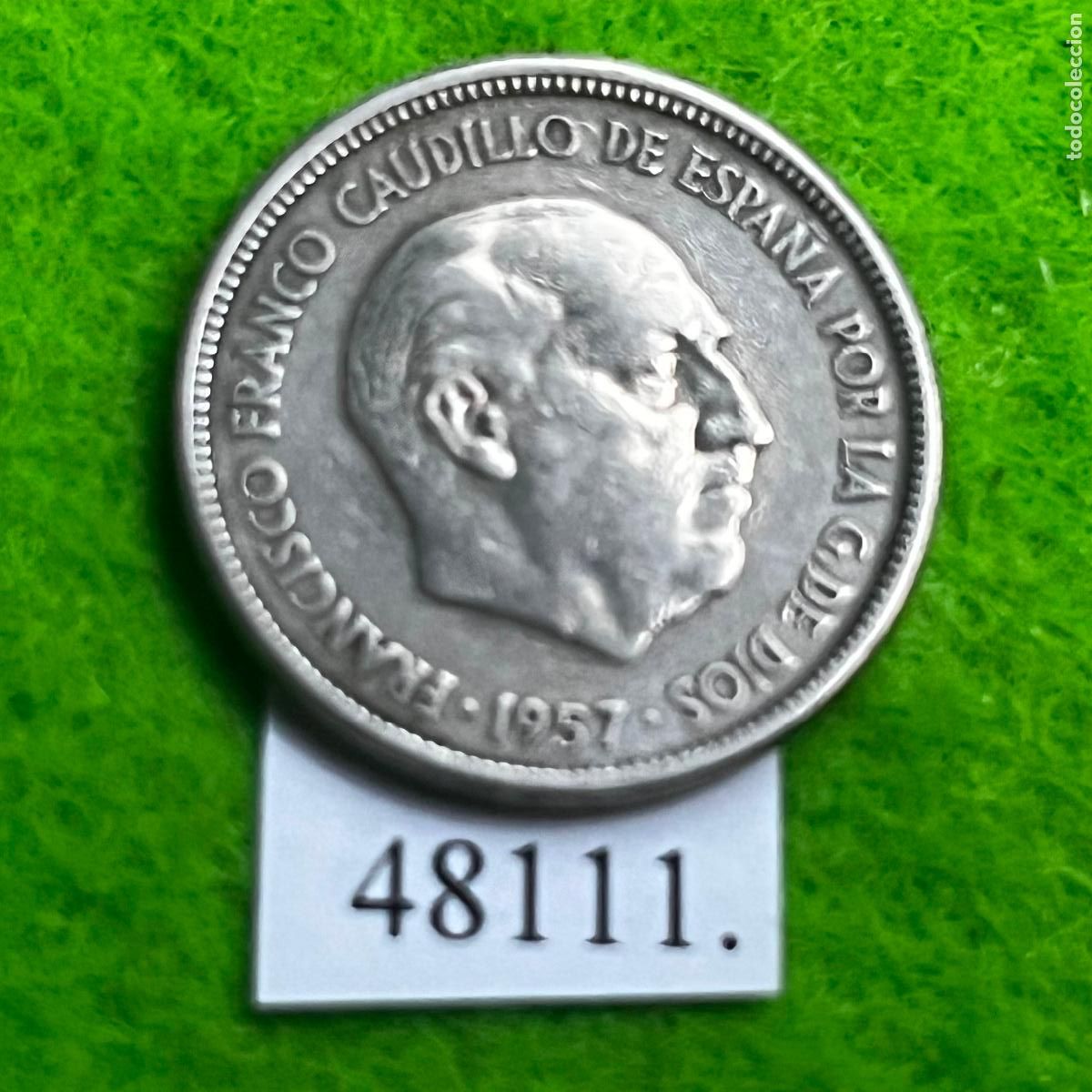 Monedas Franco: Espa&ntilde;a 5 pesetas 1957 64, Franco