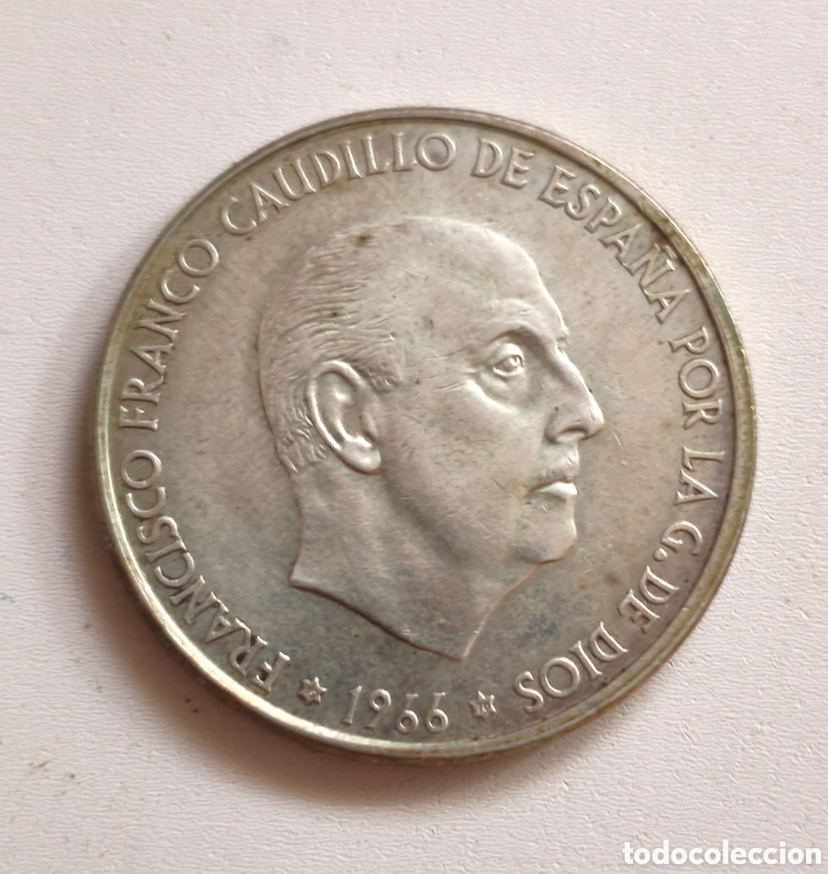 Monedas Franco: 100 PESETAS ESPA&Ntilde;A PLATA 1966 *70