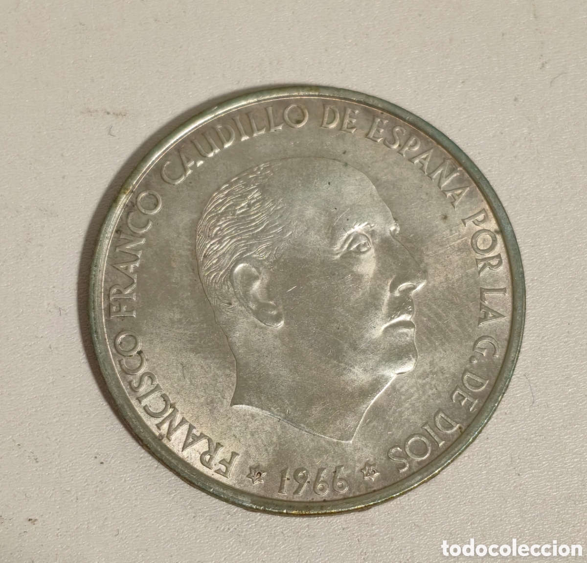 Monedas Franco: 100 PESETAS ESPA&Ntilde;A PLATA 1966 *66