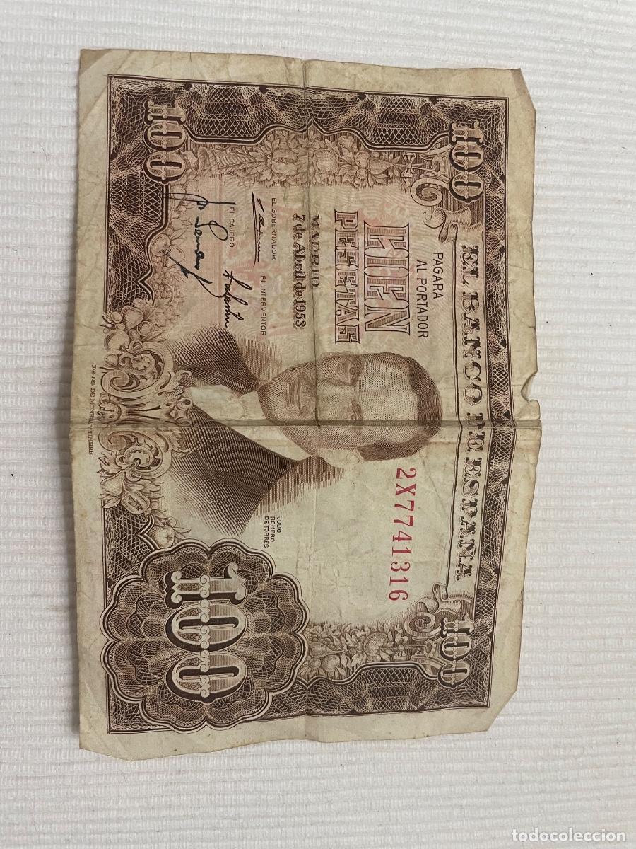 Monedas Franco: Billete 100 pesetas julio Romero de Torres