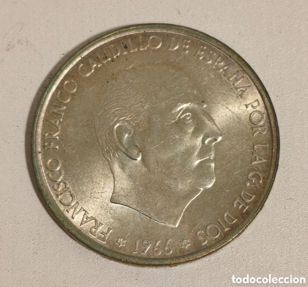 Monedas Franco: 100 PESETAS ESPA&Ntilde;A PLATA 1966 *68