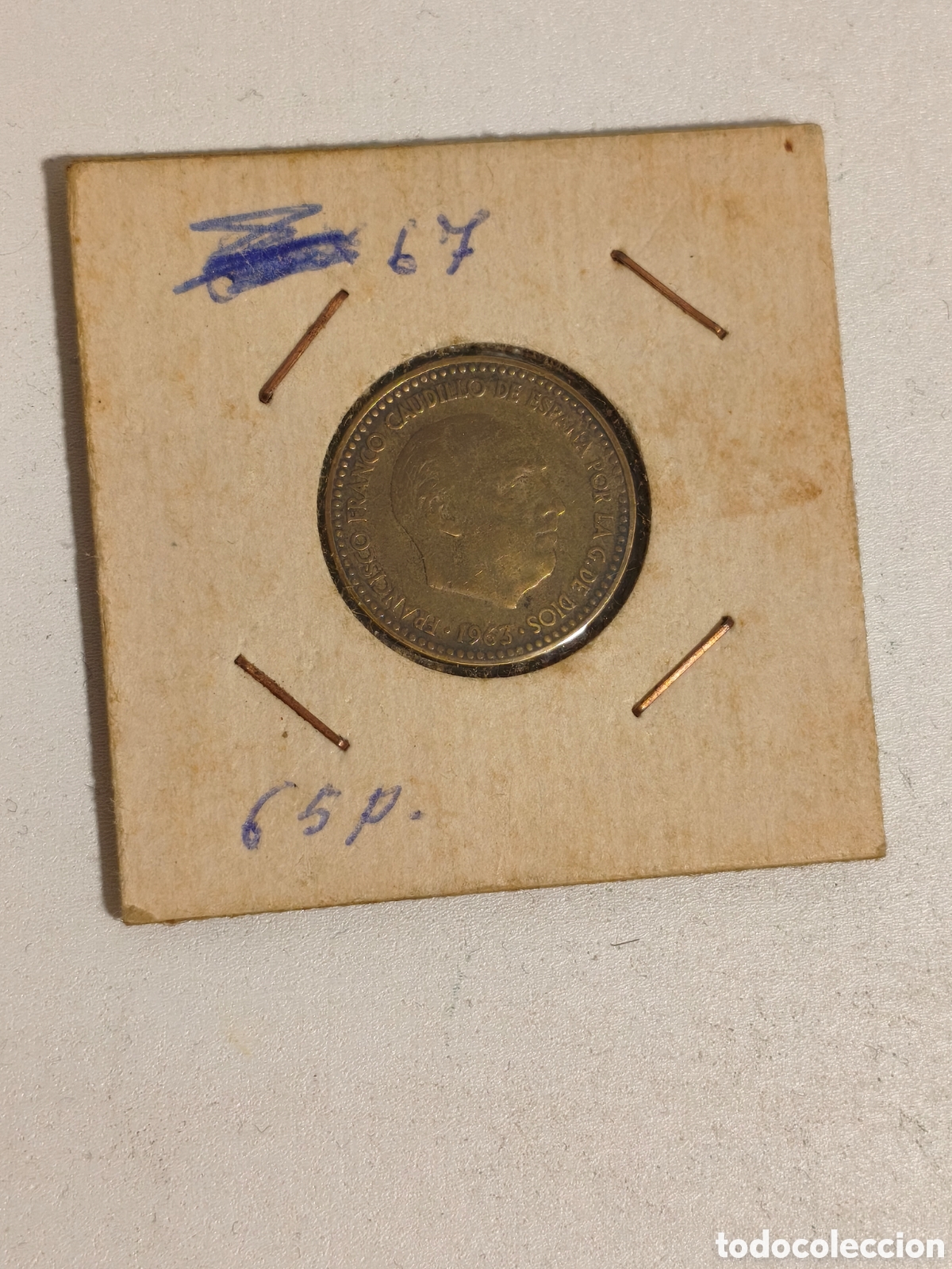 Monedas Franco: 1 PESETA 1963 *67 EBC+++