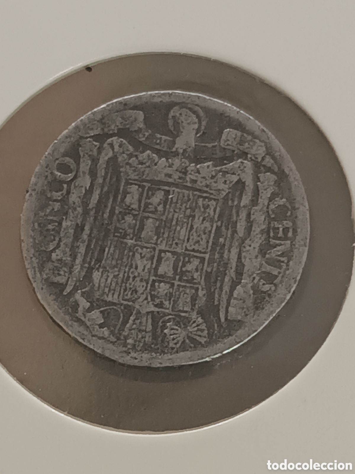 Monedas Franco: MONEDA DE 5 C&Eacute;NTIMOS ESTADO ESPA&Ntilde;OL A&Ntilde;O 1945 - Foto 2