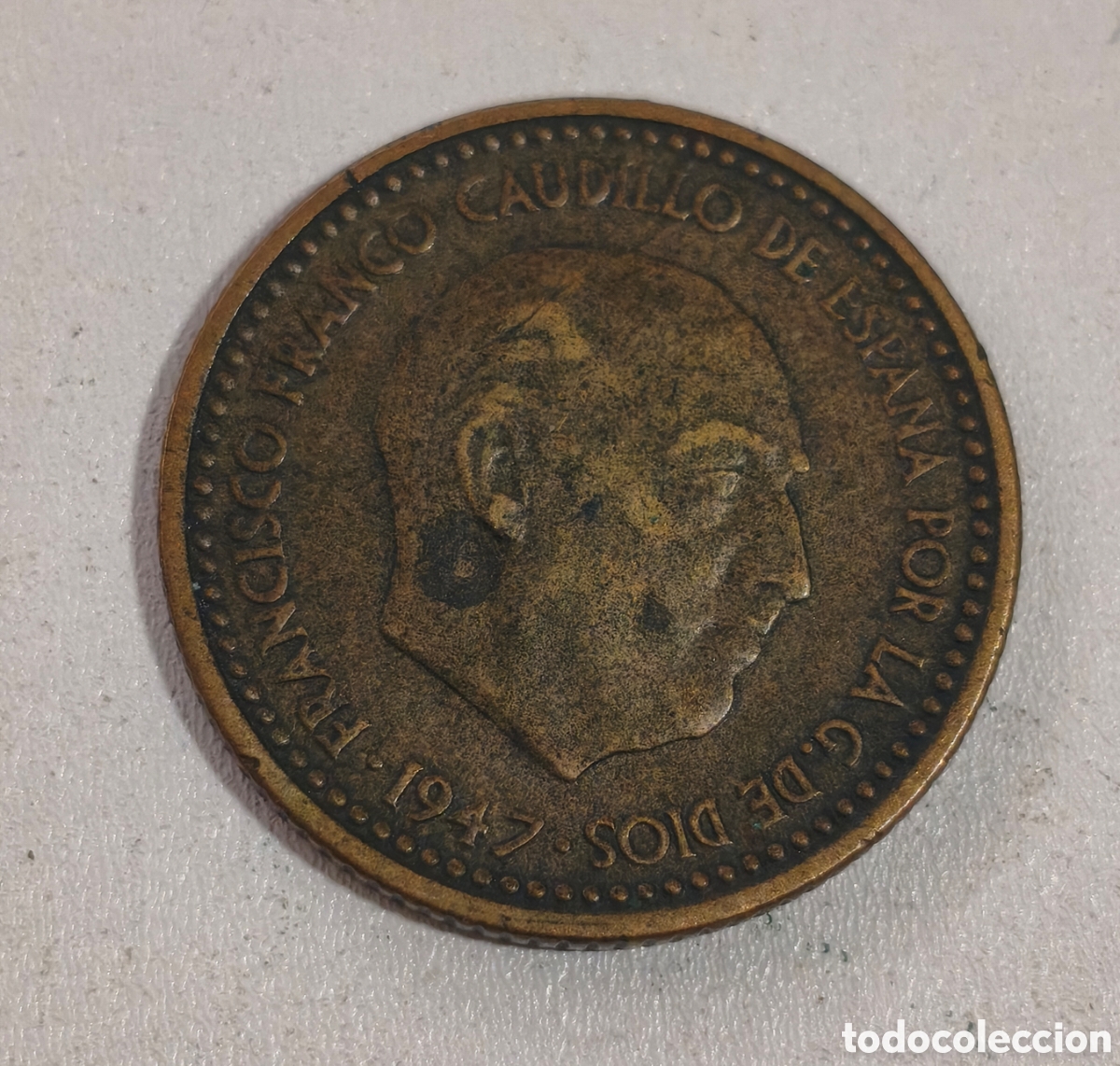 Monedas Franco: 1 PESETA ESPA&Ntilde;A 1947 *50