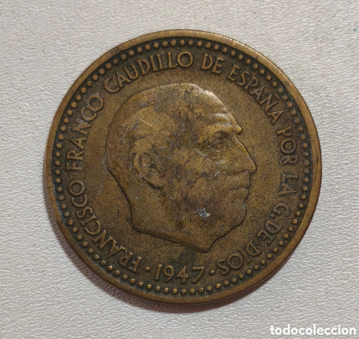 Monedas Franco: 1 PESETA ESPA&Ntilde;A 1947 *54