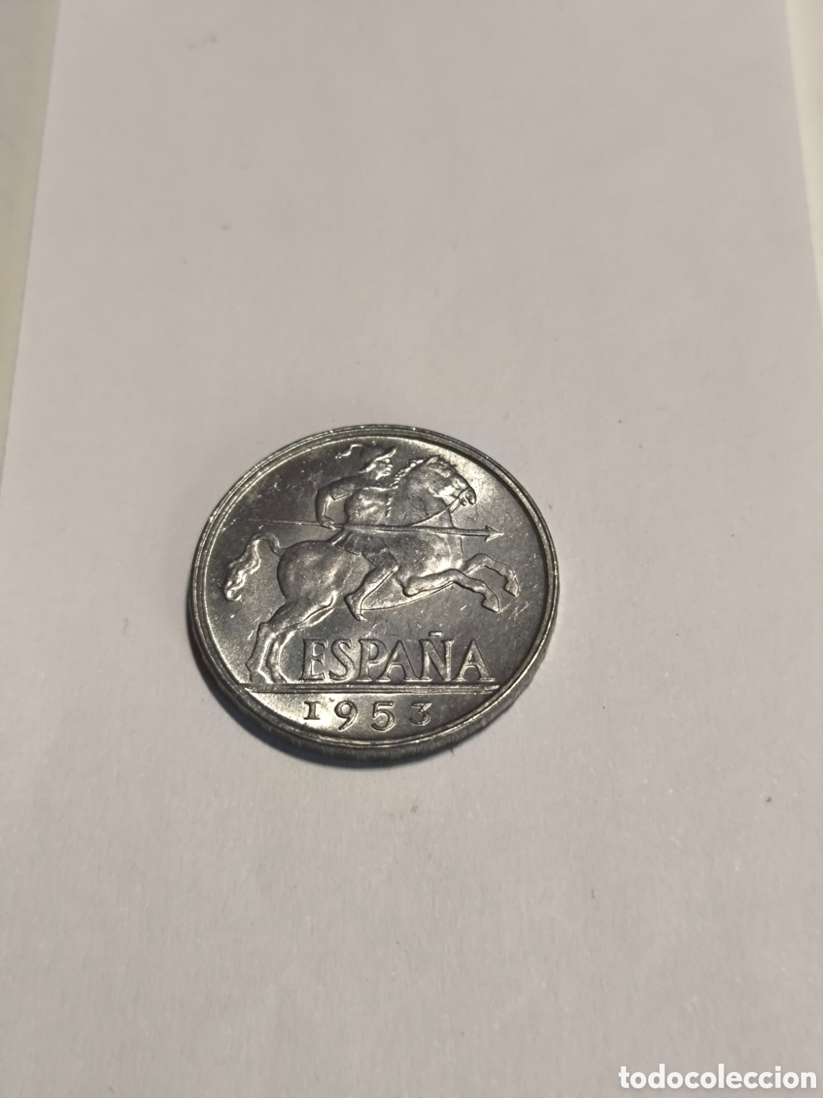 Monedas Franco: 10 Ctmos Estado Espa&ntilde;ol 1953 MBC