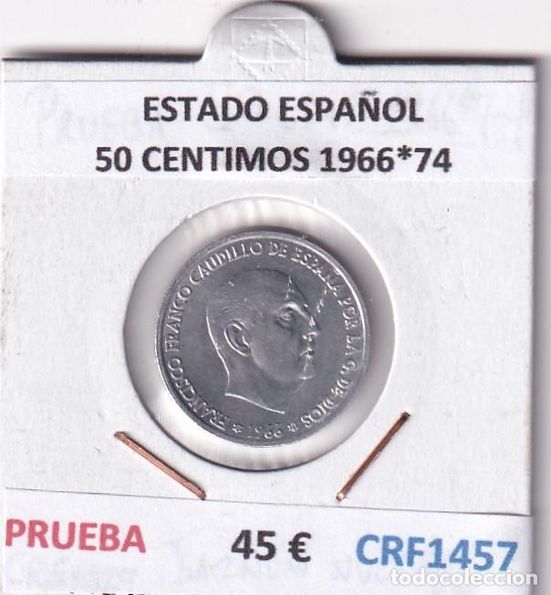 Monedas Franco: CRF1457 MONEDA ESPA&Ntilde;A ESTADO ESPA&Ntilde;OL 50 CENTIMOS 1966*74 PRUEBA