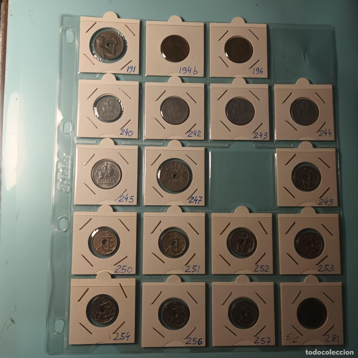 Monedas Franco: Lote Monedas Rep&uacute;blica y Estado Espa&ntilde;ol M - 23A