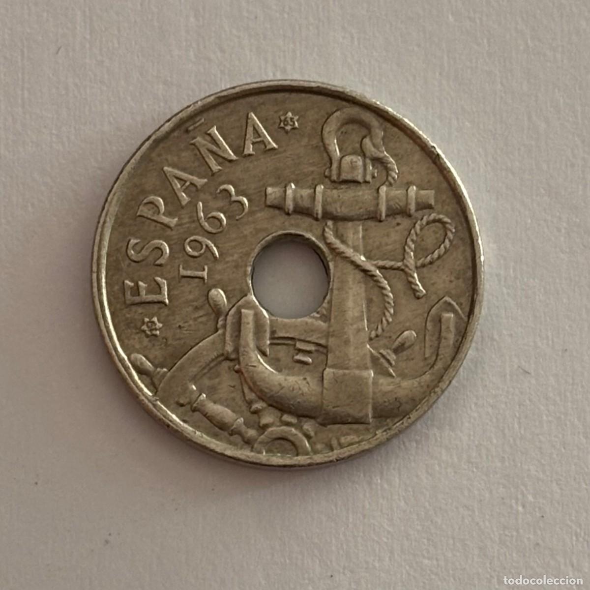 Monedas Franco: MONEDA DE 50 CENTIMOS 1963 ESTRELLA 65 (FOTO)