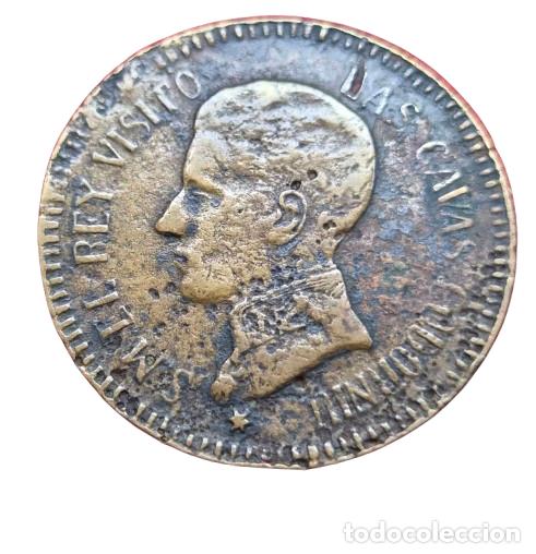 Monedas Franco: JETON. CODURNIU. VISITA ALFONSO XIII