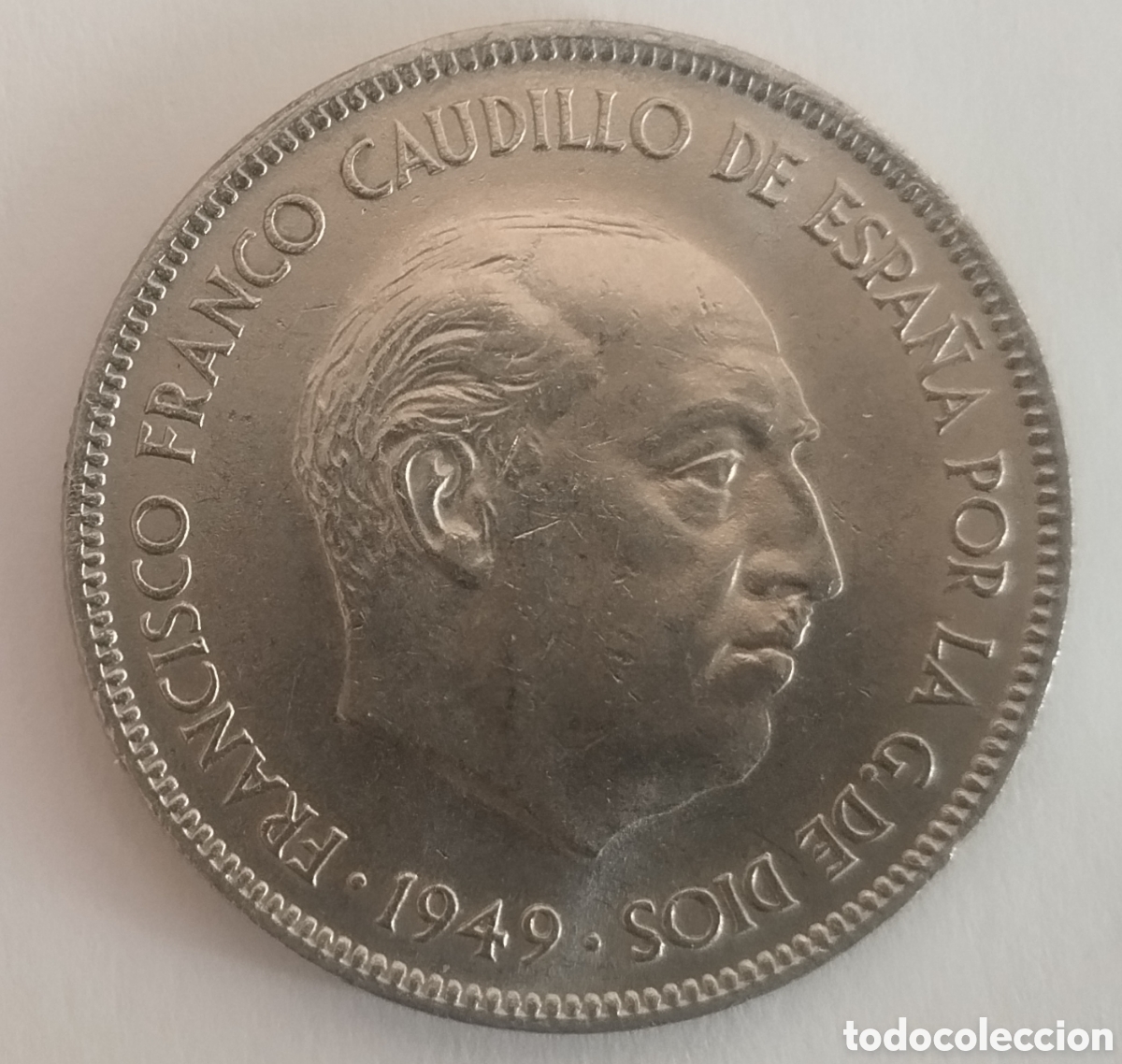 Monedas Franco: MONEDA DE 5 PESETAS FRANCO 1949 ESTRELLA 50 (FOTO) MUY BONITA