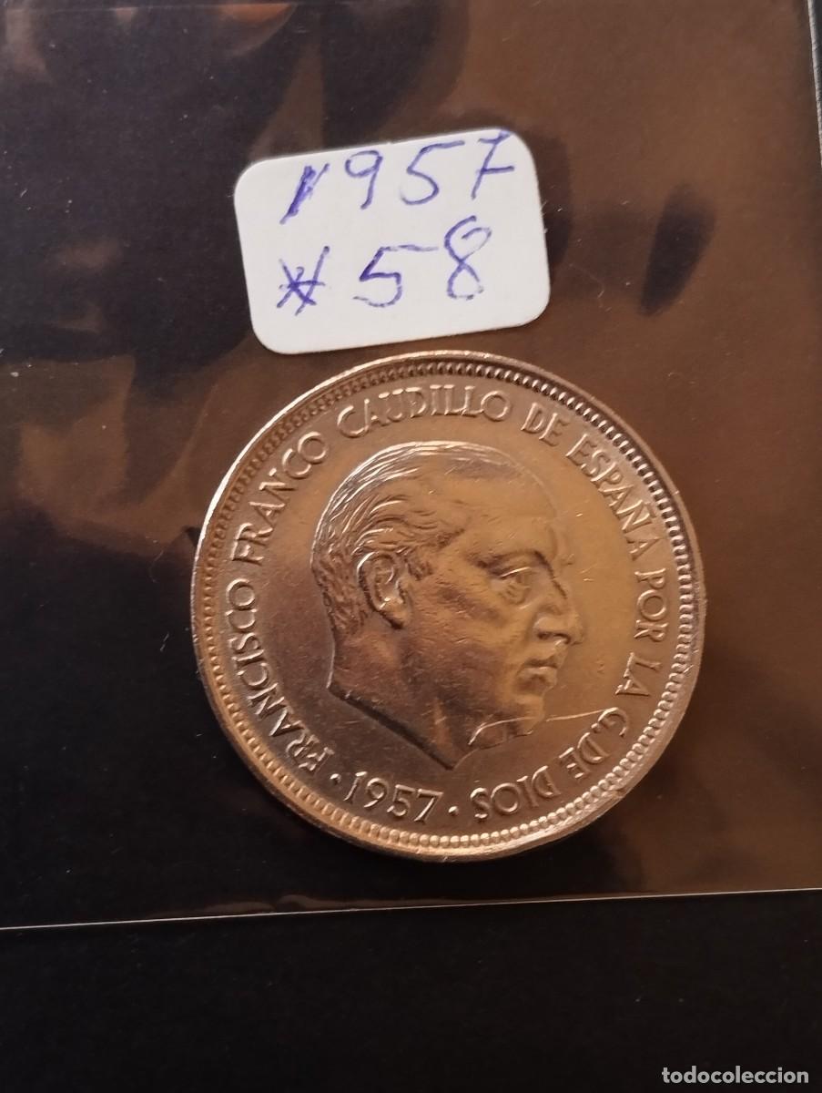Monedas Franco: MONEDA DE 50 PESETAS DE 1957/58 LA DE LAS FOTOS VER TODOS MIS LOTES
