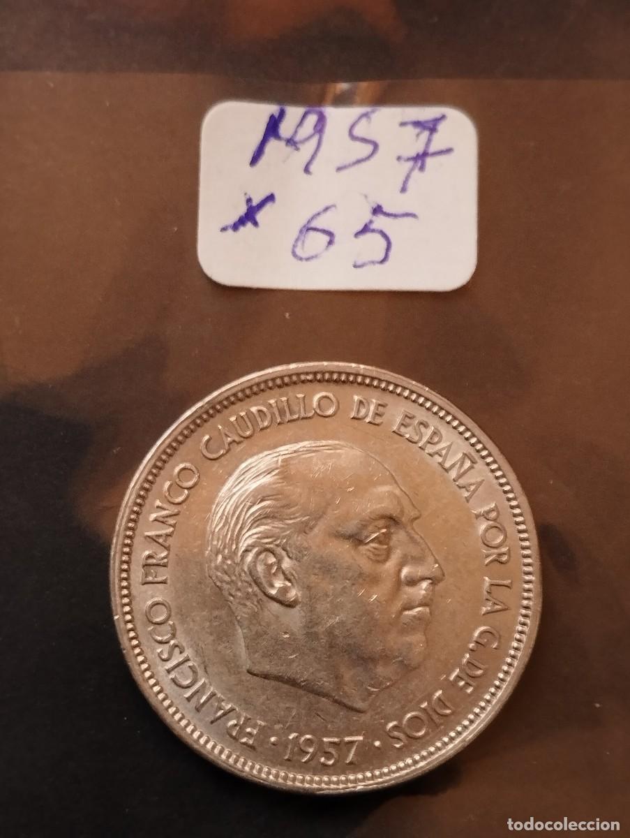 Monedas Franco: MONEDA DE 25 PESETAS DE 1957/ 65 LA DE LAS FOTOS VER TODOS MIS LOTES