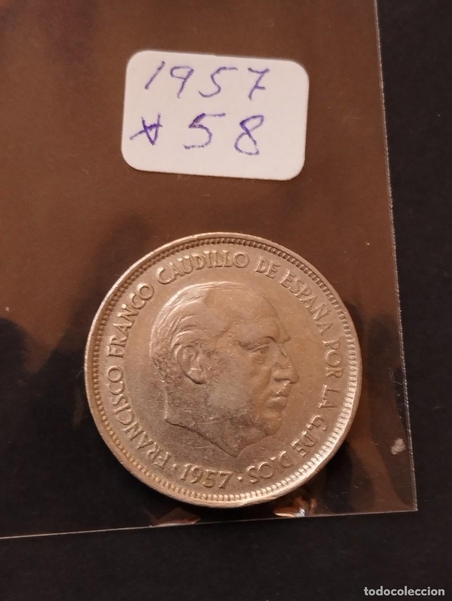 Monedas Franco: MONEDA DE 25 PESETAS DE 1957/ 58 LA DE LAS FOTOS VER TODOS MIS LOTES