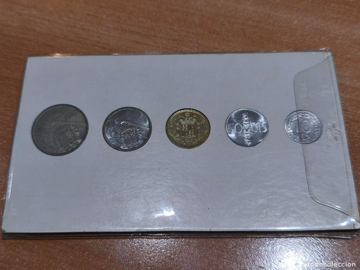 Monedas Franco: LOTE ESPA&Ntilde;A SET MONEDAS FRANCO MODERN UNCIRCULATED TYPE SET BLISTER