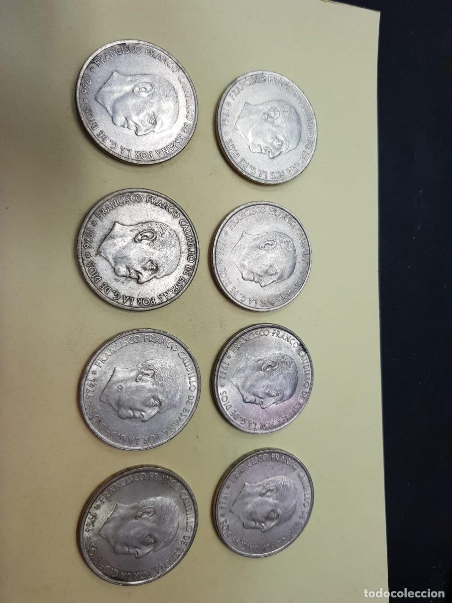 Monedas Franco: LOTE DE 8 MONEDAS DE 100 PESETAS-1966
