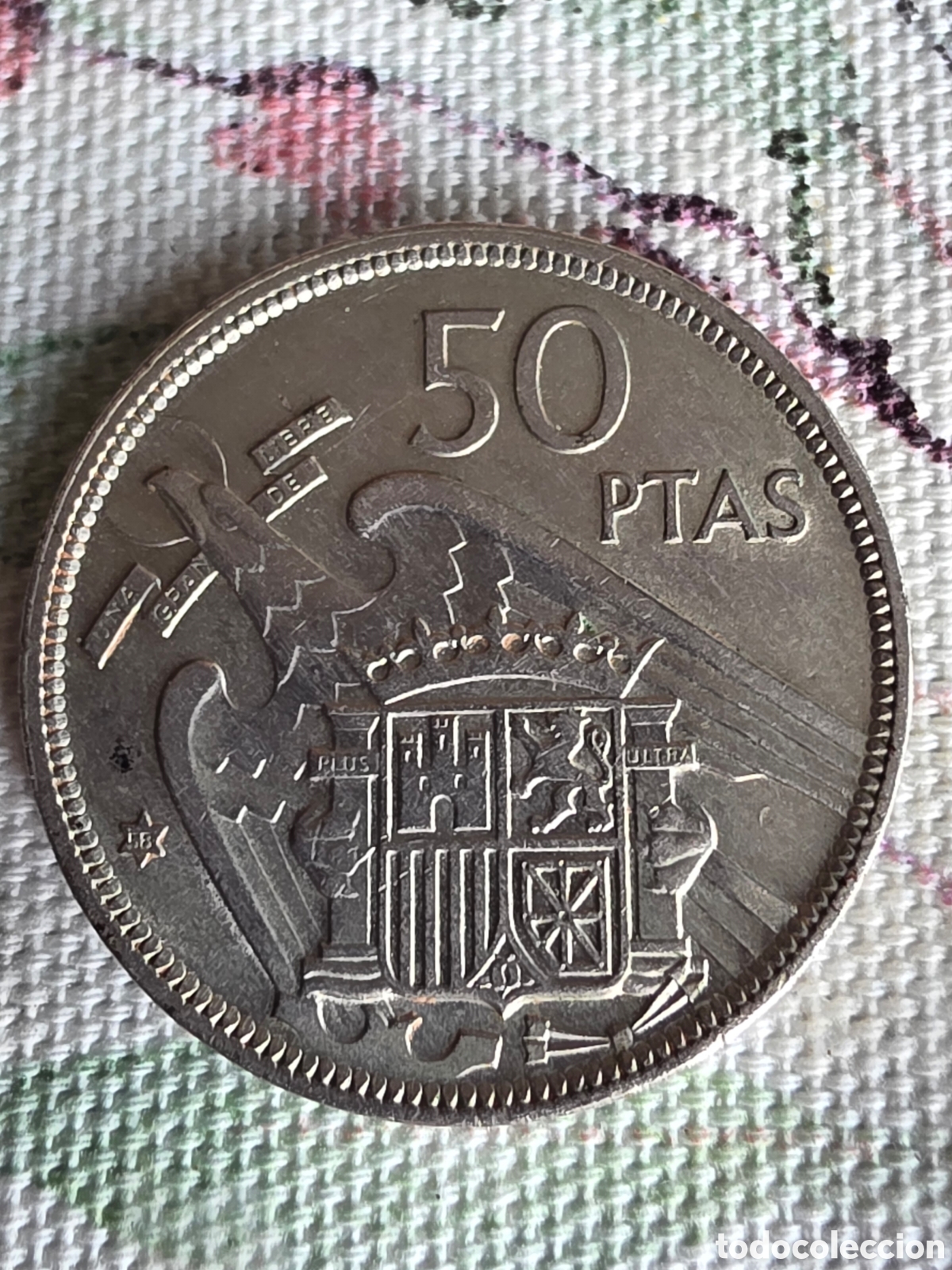 Monedas Franco: MONEDA 50 PESETAS FRANCO - Foto 2