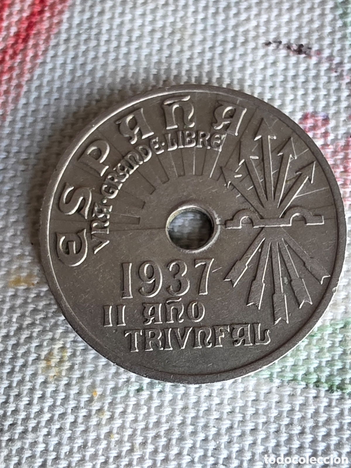 Monedas Franco: MONEDA 25 CENTIMOS ESPA&Ntilde;A - Foto 1