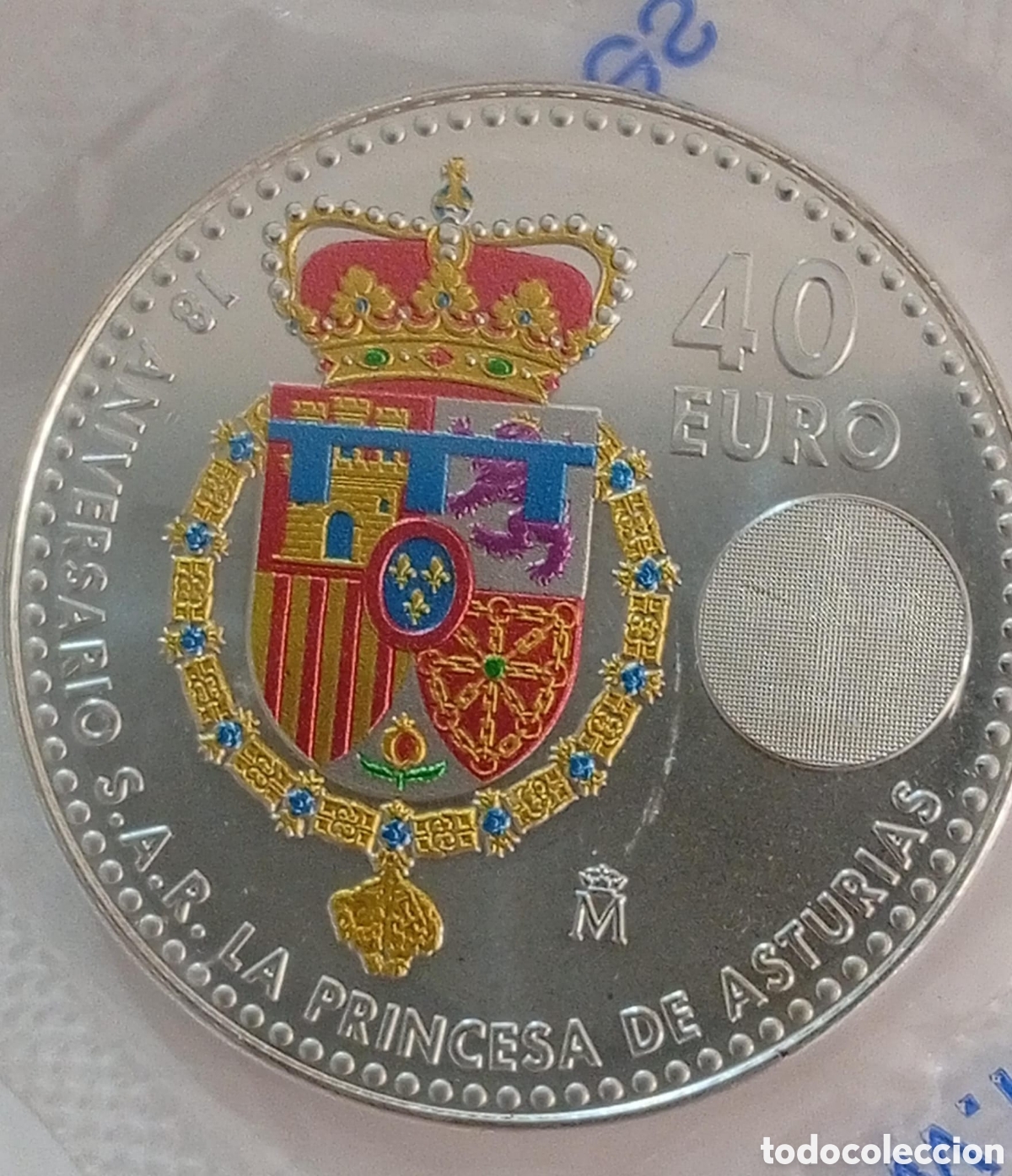 Monedas Franco: Moneda 40 Euro 2023 - 18 Aniversario Princesa Leonor (Espa&ntilde;a)