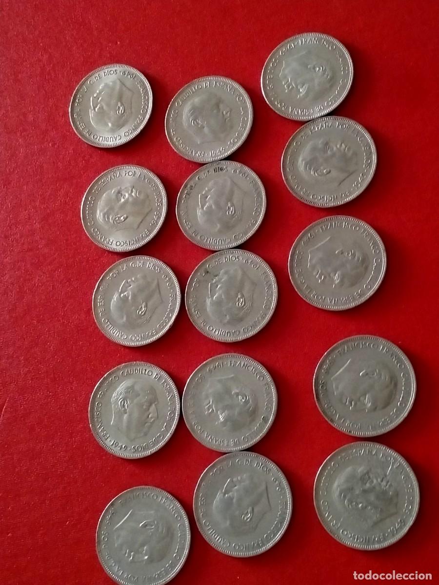 Monedas Franco: monedas de fraco 1949 lote de 15 de 1949 gastos incluidos