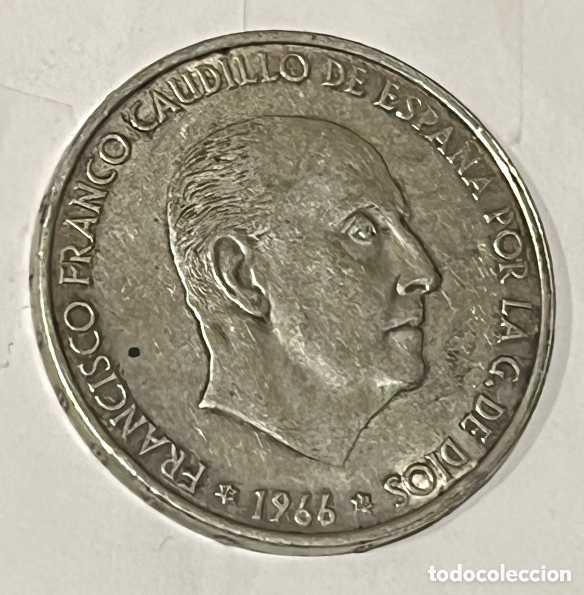 Monedas Franco: MONEDA 100 PESETAS - 1966, ESTRELLA 66 - PLATA - FRANCO