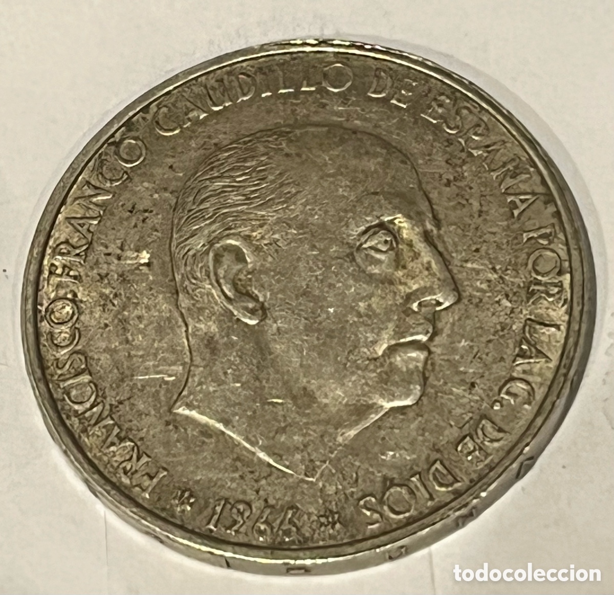 Monedas Franco: MONEDA 100 PESETAS - 1966, ESTRELLA 66 - PLATA - FRANCO