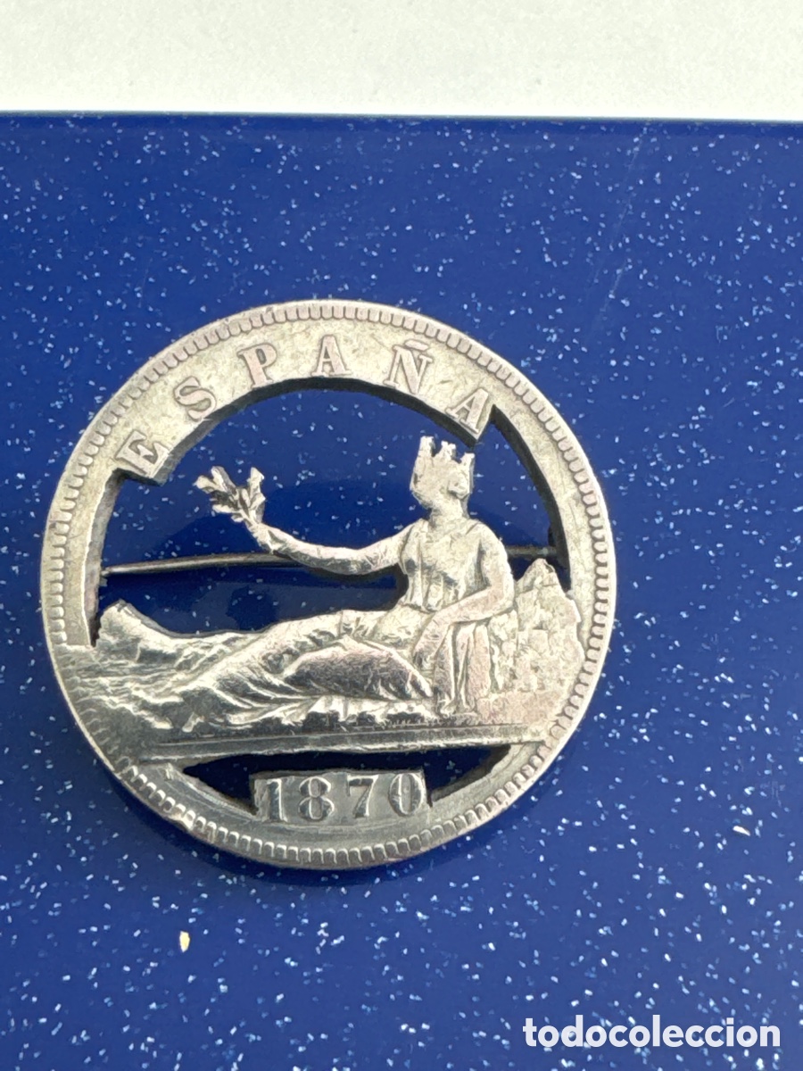 Monedas Franco: Broche de moneda troquelada - Foto 2