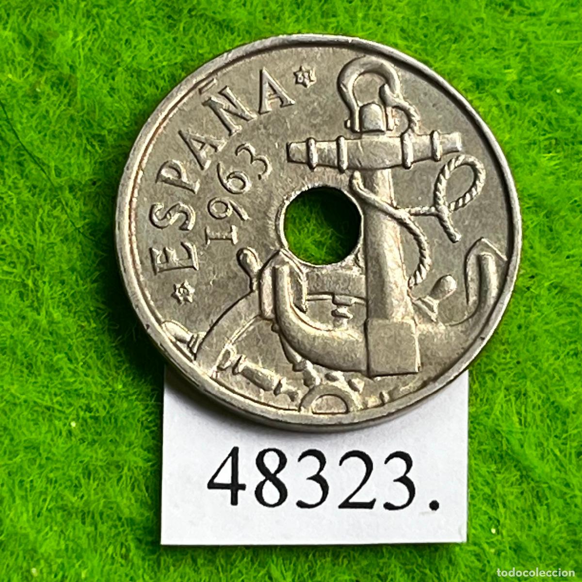 Monnaies Franco: Espa&ntilde;a 50 c&eacute;ntimos 1963-63, Franco