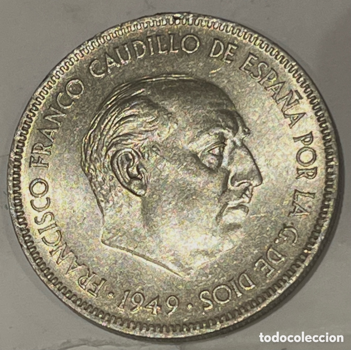 Monedas Franco: MONEDA 5 PESETAS 1949 - FRANCO