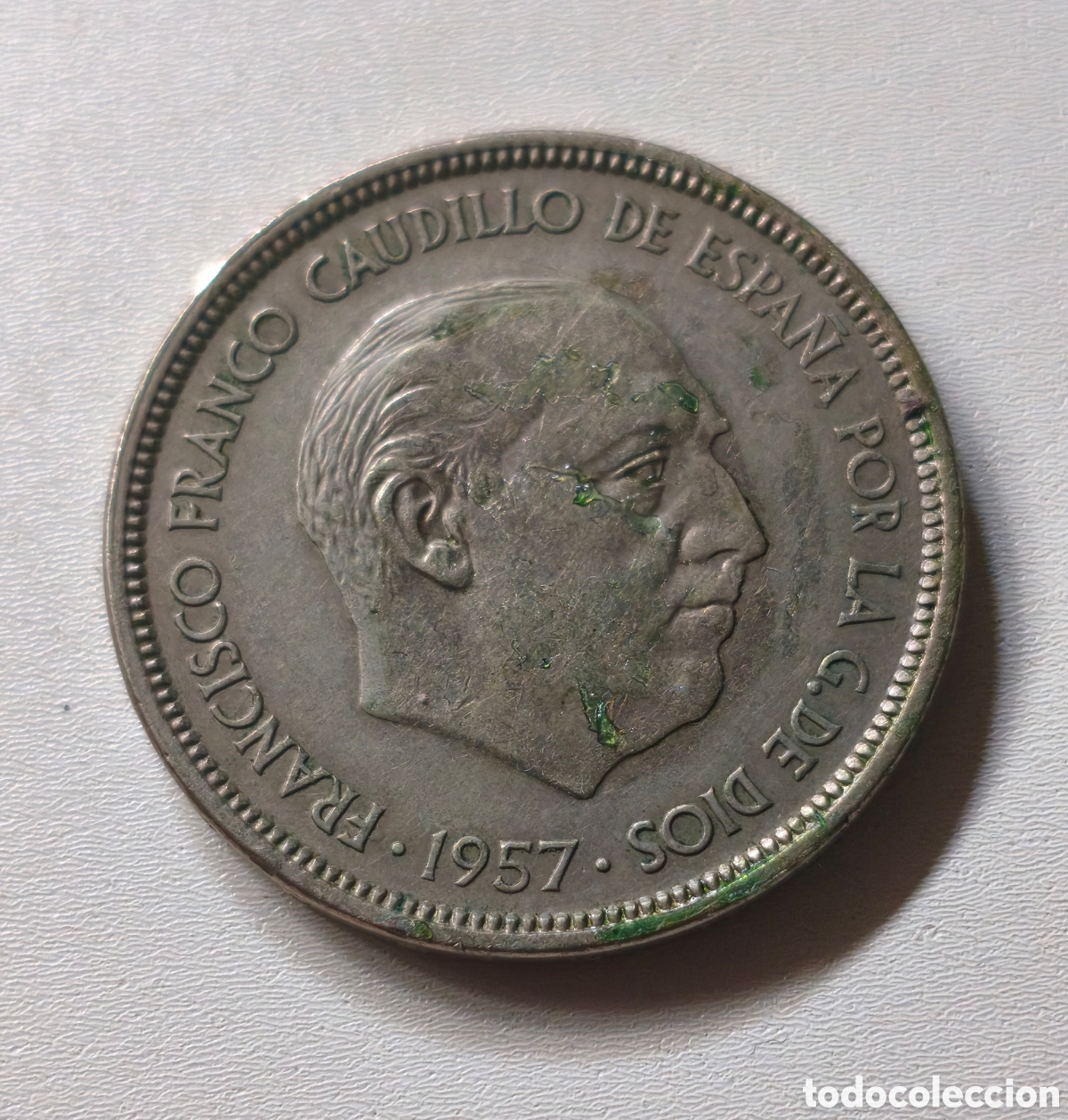 Monedas Franco: 50 PESETAS ESPA&Ntilde;A 1957 *70 EBC++