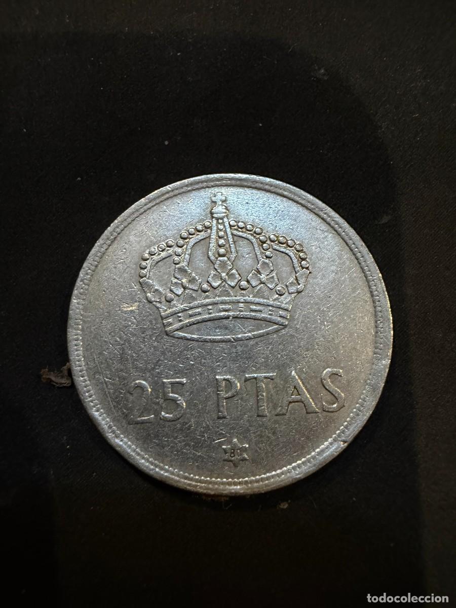 Monedas Franco: moneda 25 ptas 1975 Juan carlos I
