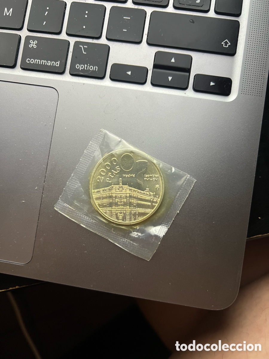 Monedas Franco: Moneda de plata de Espa&ntilde;a 2000 pesetas 1994 - Foto 2