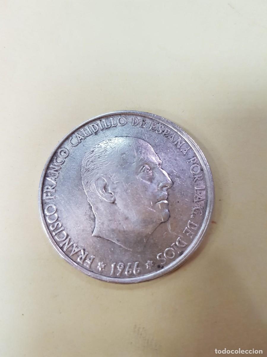 Monedas Franco: ESPA&Ntilde;A-ESTADO ESPA&Ntilde;OL-100 PESETAS-1966*19-67
