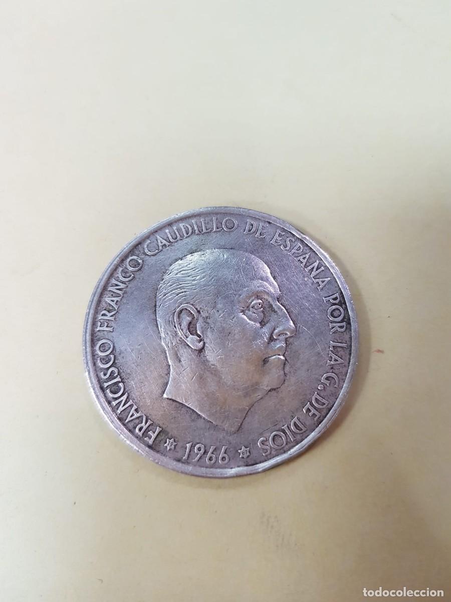 Monedas Franco: ESPA&Ntilde;A-ESTADO ESPA&Ntilde;OL-100 PESETAS-1966*19-67