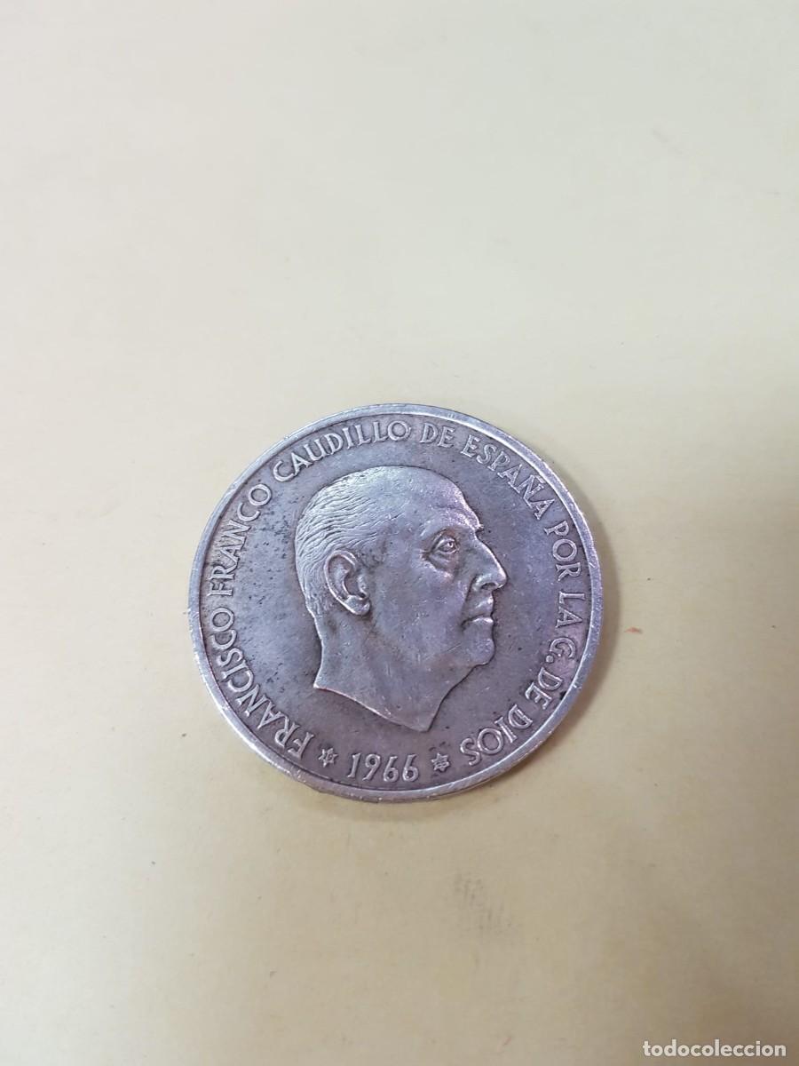 Monedas Franco: ESPA&Ntilde;A-ESTADO ESPA&Ntilde;OL-100 PESETAS-1966*19-68