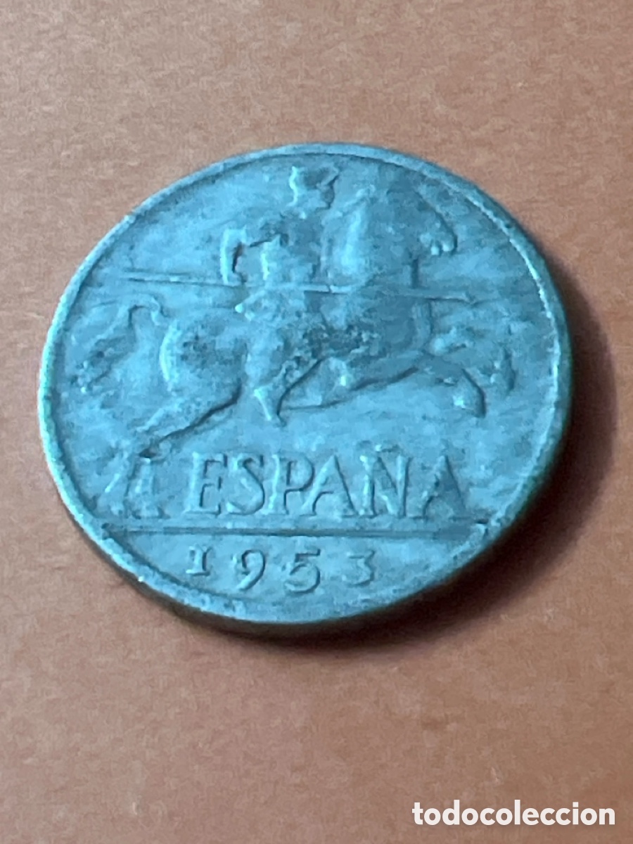Monedas Franco: C82. MONEDA - ESPA&Ntilde;A 10 CENTIMOS 1953.