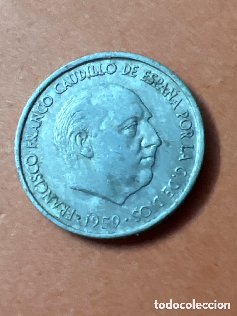 Monedas Franco: C540. FRANCO. 10 C&Eacute;NTIMOS 1959.
