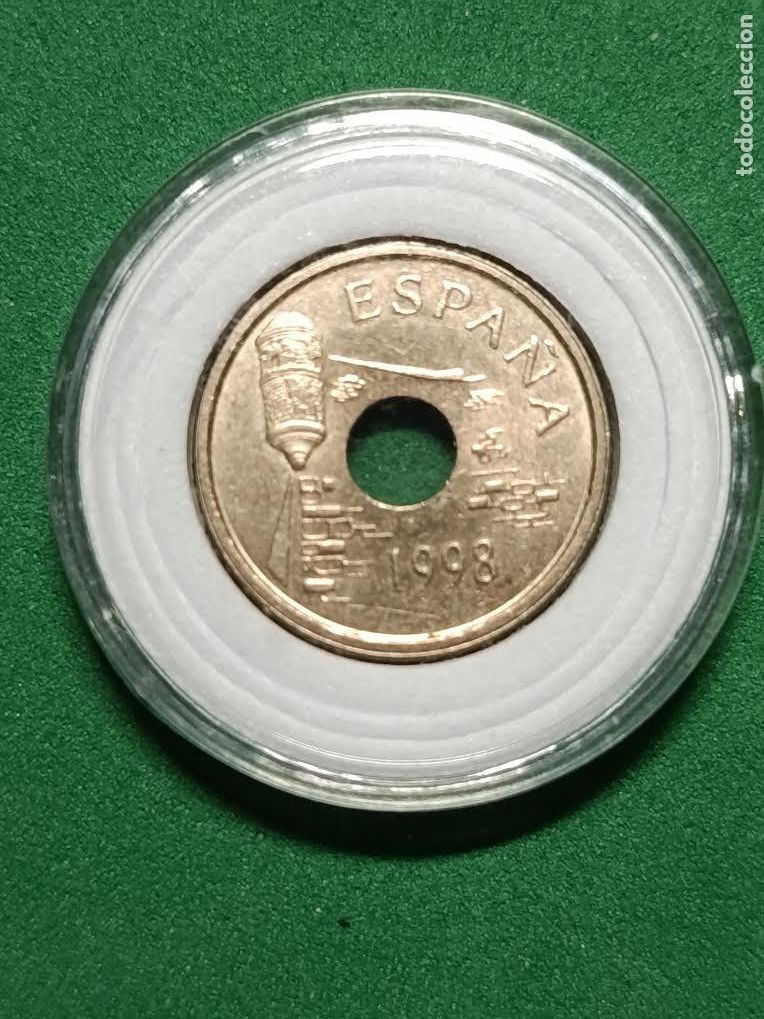 Monedas Franco: Moneda 25 Ptas 1998 Ceuta , Con errores - Foto 2