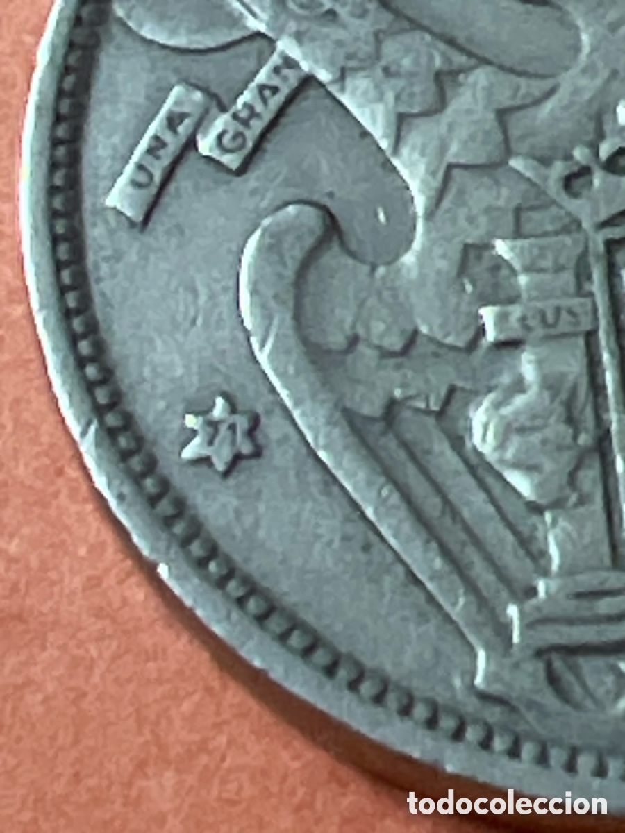 Monedas Franco: C563. Moneda 25 Ptas 1957*71 E Espa&ntilde;ol. - Foto 3