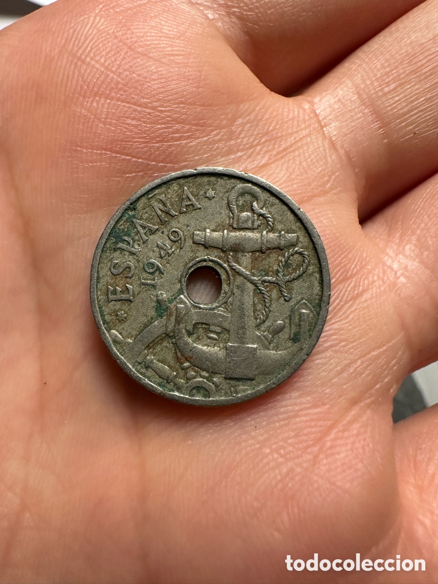 Monedas Franco: Moneda 50 c&eacute;ntimos 1949 - Foto 2