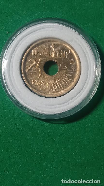 Moedas Franco: Moneda 25 ptas 1.994 Canarias