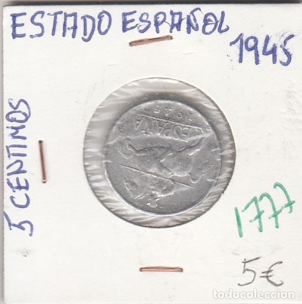Monedas Franco: CRE1777 MONEDA ESPA&Ntilde;A 5 CENTIMOS 1945 EBC