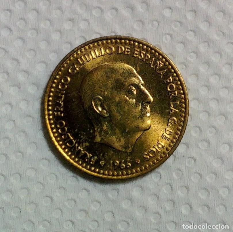Monedas Franco: 1 peseta de Franco del a&ntilde;o 1966 *68 sc
