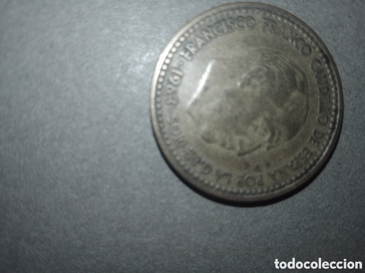 Monedas Franco: 1 PESETA 1963 ESTRELLA 63 FRANCO ESTRELLAS VISIBLES