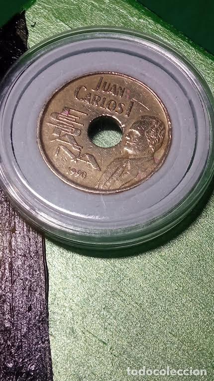 Monedas Franco: Moneda 25 Ptas. 1990 Barcelona 92 - Foto 4