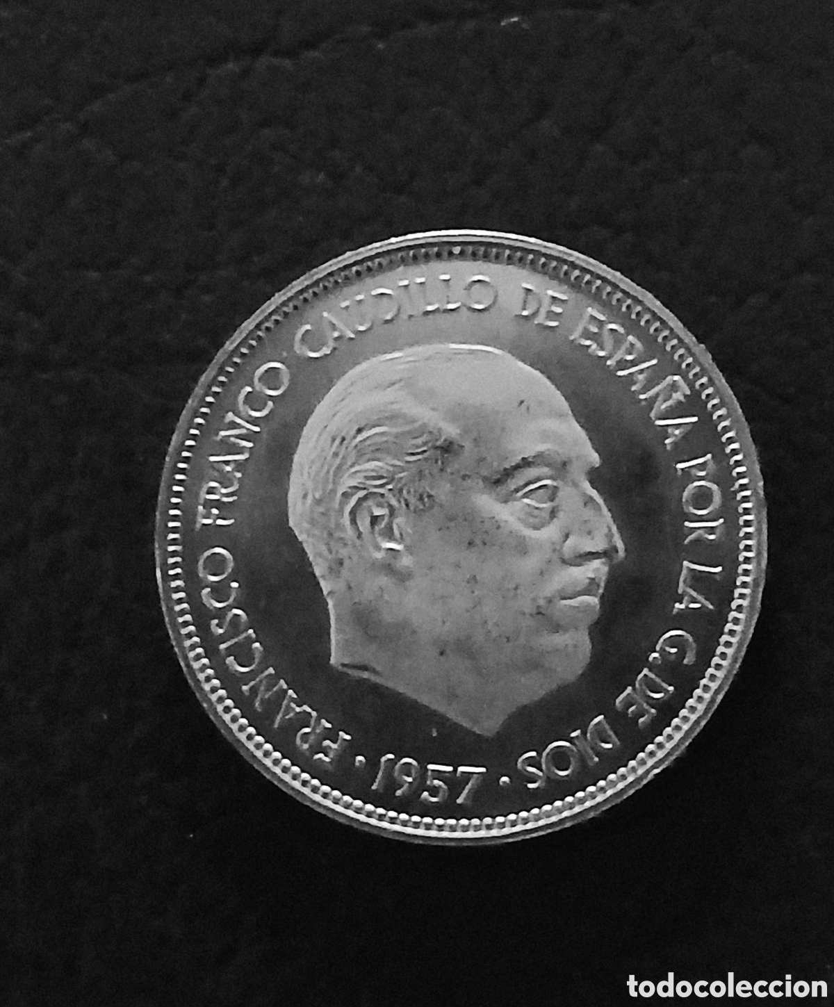 Monedas Franco: MONEDA 25 PESETAS 1957*74 SACADA DE CARTERA FNMT