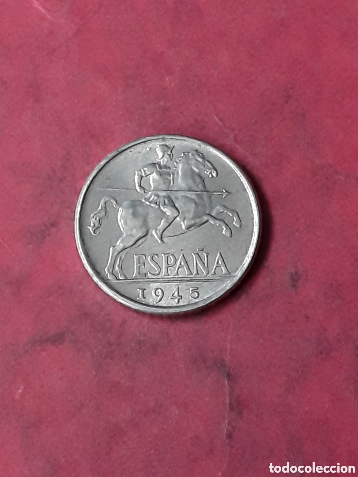 Monedas Franco: 10 CENTIMOS 1945. SIN CIRCULAR. FRANCISCO FRANCO. ESTADO ESPA&Ntilde;OL