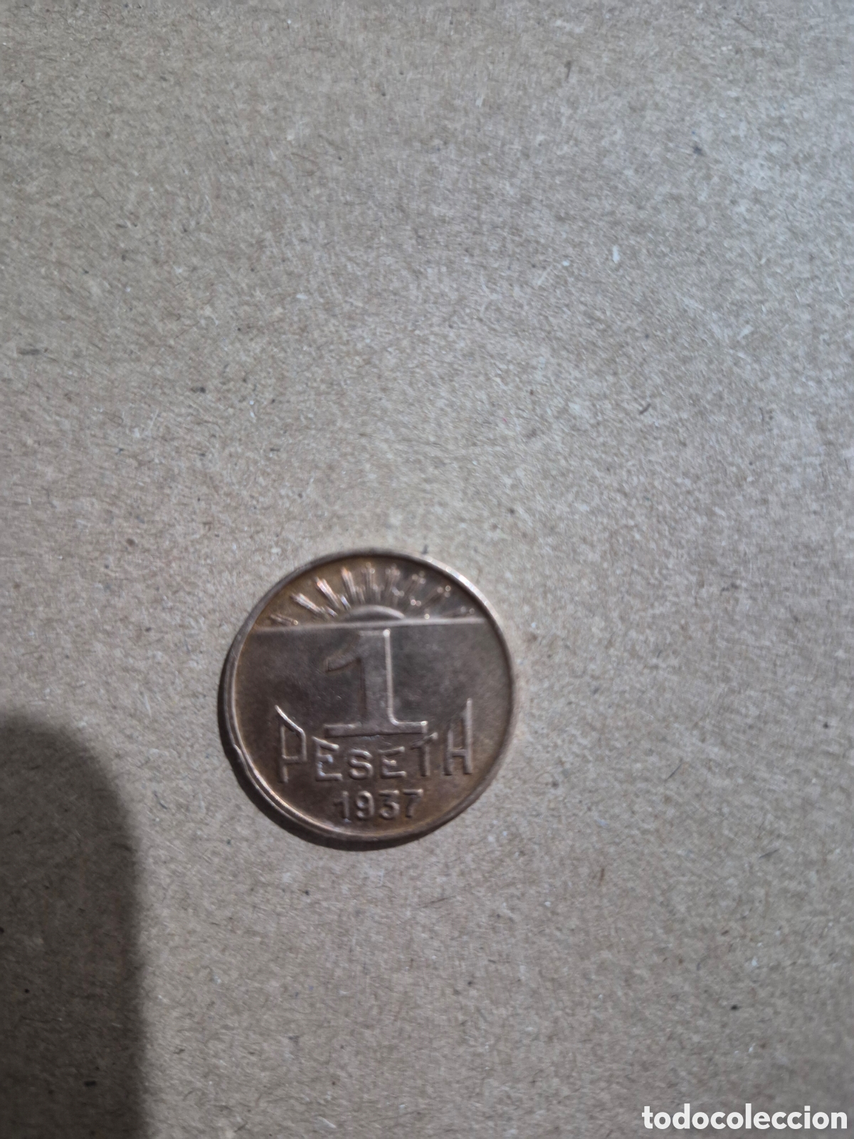 Monedas Franco: Moneda Consejo de Asturias y Le&oacute;n - Foto 2