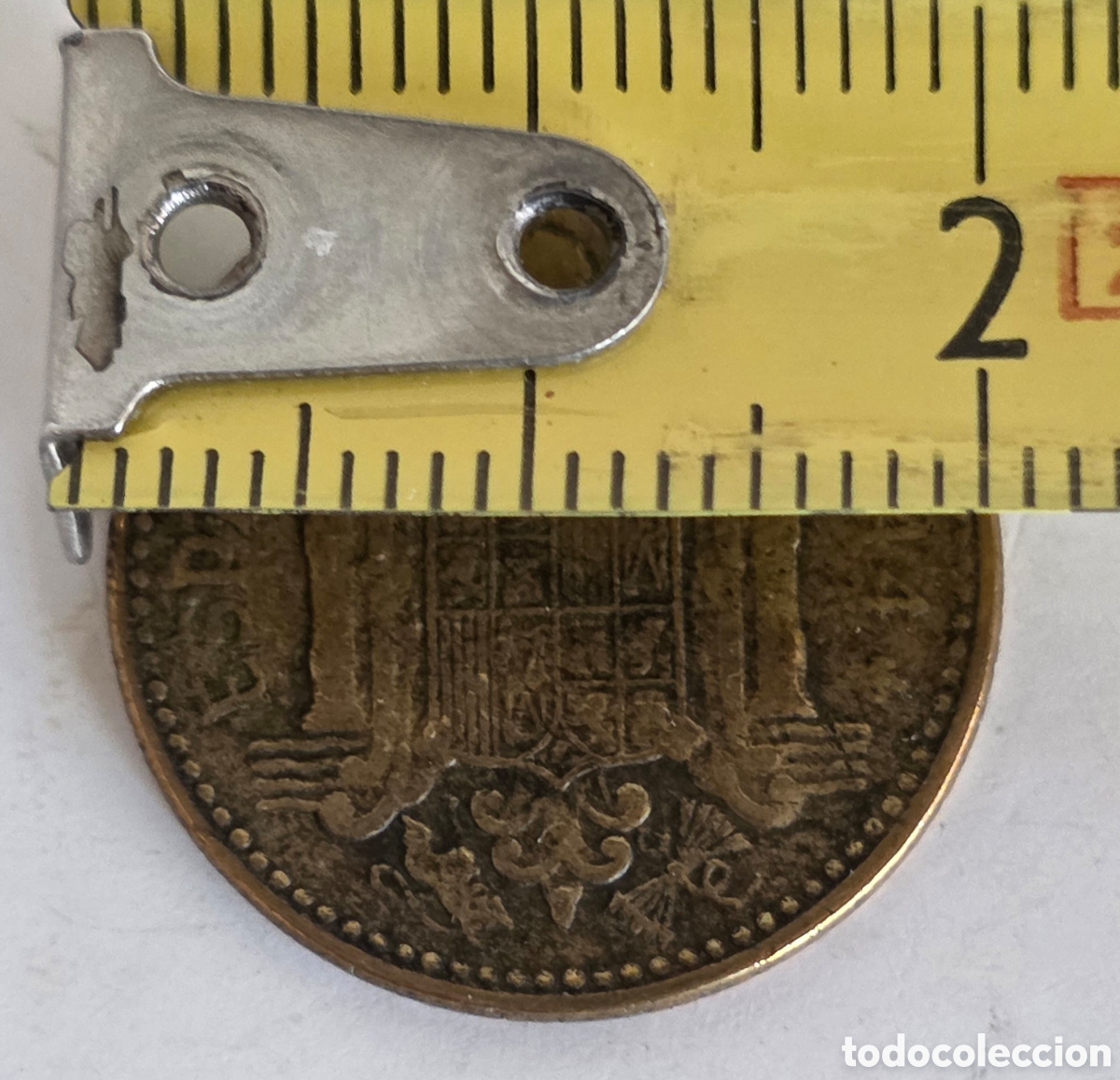 Monedas Franco: Moneda Una Peseta 1944 - Foto 7