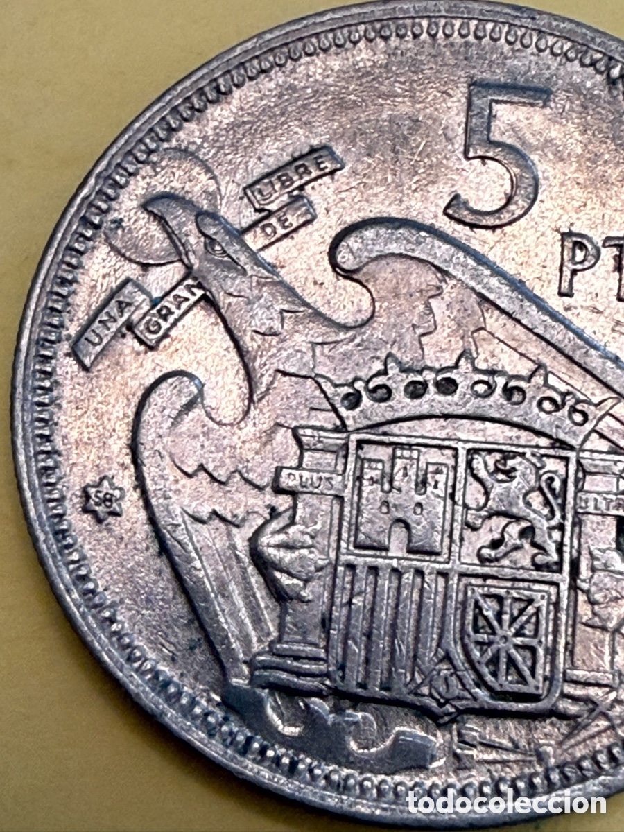 Monedas Franco: Monedas Estado Espa&ntilde;ol 1936-1975 - Foto 12